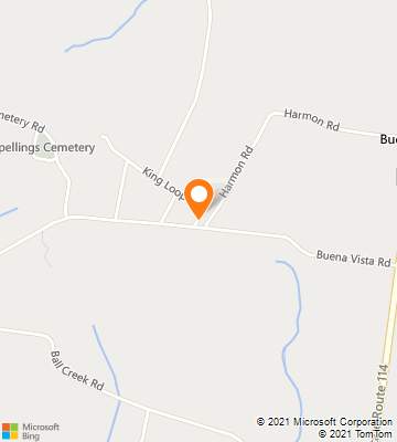 Map of Buena Vista, TN