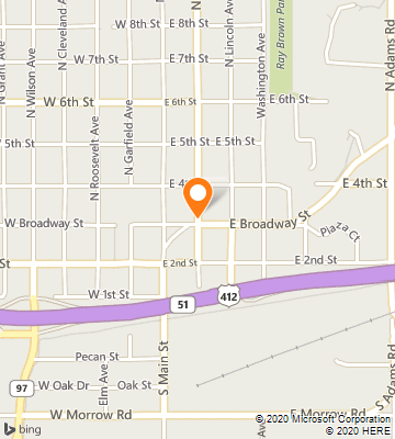 Map of Sand Springs, OK