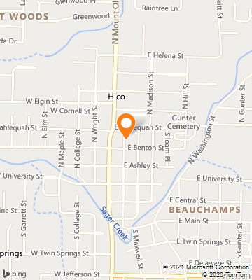 Map of Siloam Springs, AR