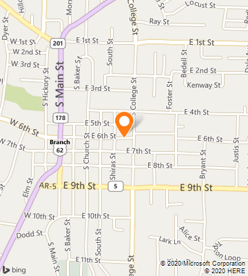 Map of Mountain Home, AR