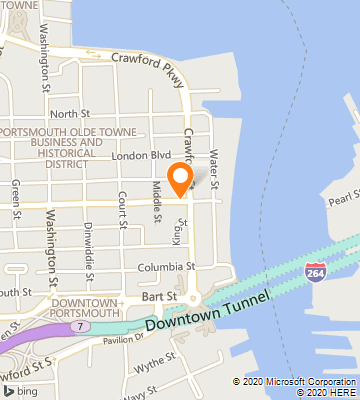 Map of Portsmouth, VA