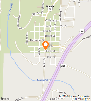 Map of Van Buren, MO