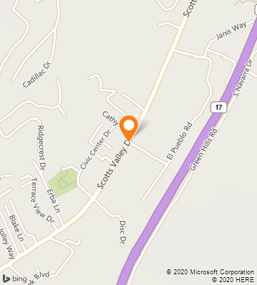 Map of Scotts Valley, CA