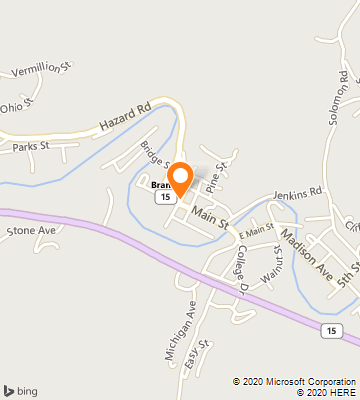 Map of Whitesburg, KY