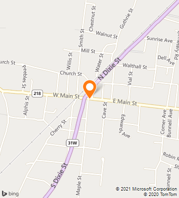 Map of Horse Cave, KY