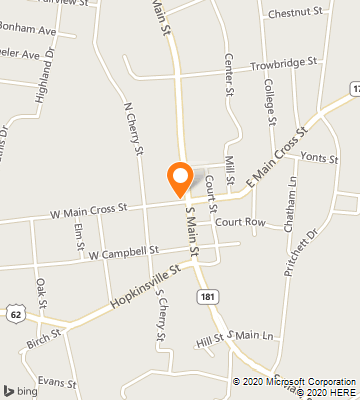 Map of Greenville, KY