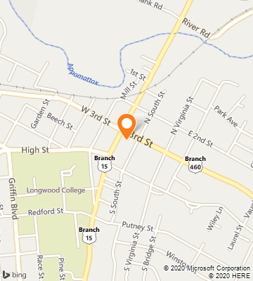 Map of Farmville, VA