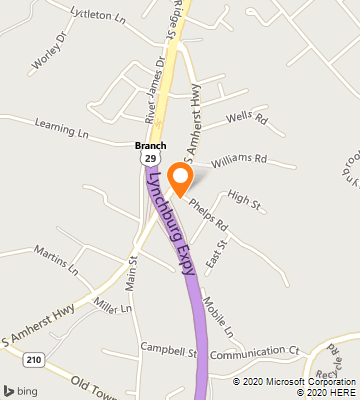 Map of Madison Heights, VA