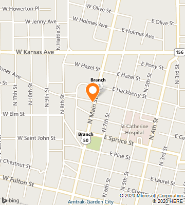 Map of Garden City, KS