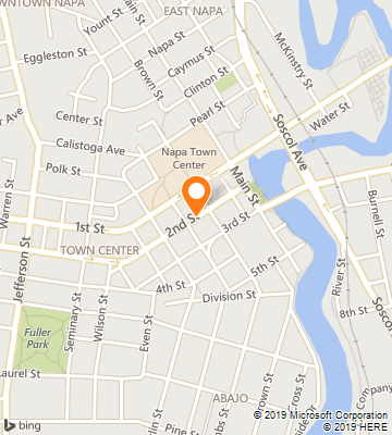Map of Napa, CA