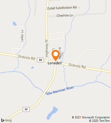 Map of Lonedell, MO