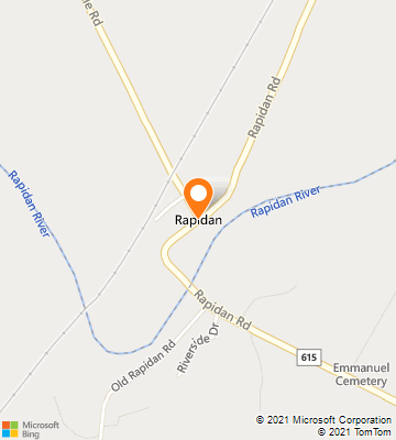 Map of Rapidan, VA