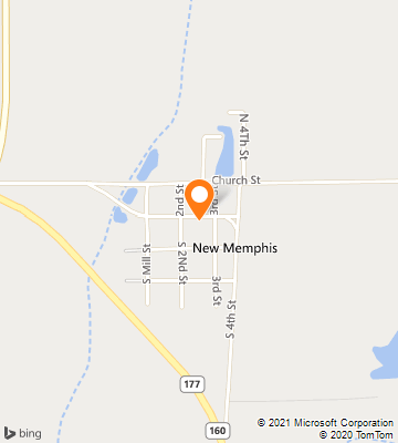 Map of New Memphis, IL