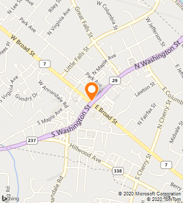 Map of Falls Church, VA