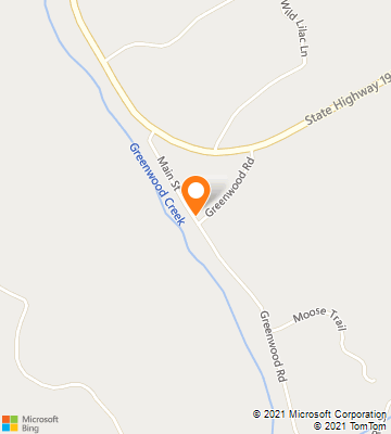 Map of Greenwood, CA