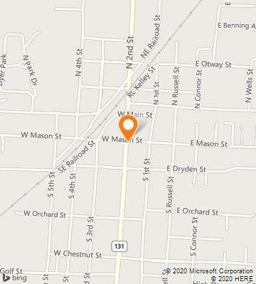 Map of Odessa, MO