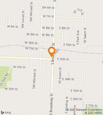 Map of Oak Grove, MO