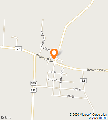 Map of Beaver, OH