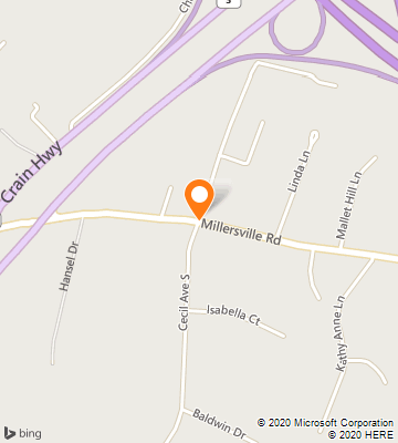 Map of Millersville, MD