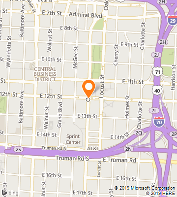 Map of Kansas City, MO