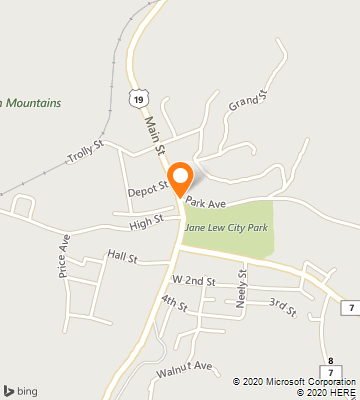 Map of Jane Lew, WV