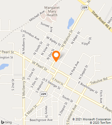 Map of Batesville, IN