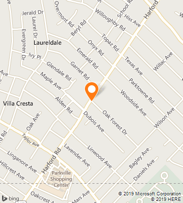 Map of Parkville, MD