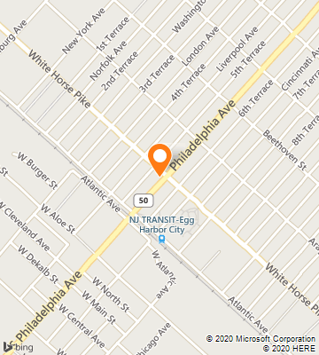 Map of Egg Harbor City, NJ