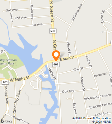 Map of Tuckerton, NJ