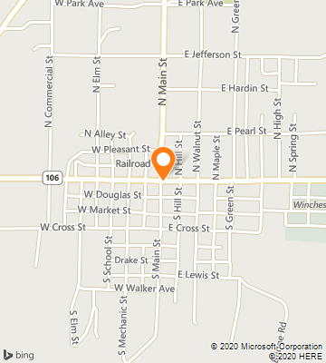 Map of Winchester, IL