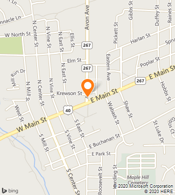 Map of Plainfield, IN