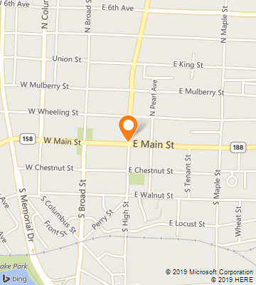 Map of Lancaster, OH