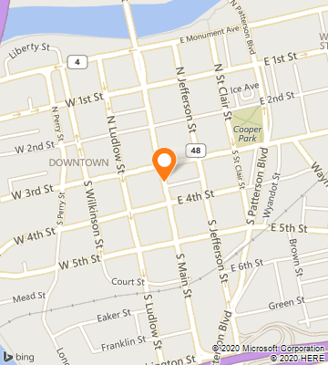 Map of Dayton, OH