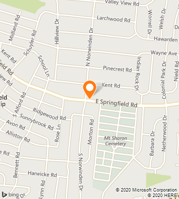 Map of Springfield, PA