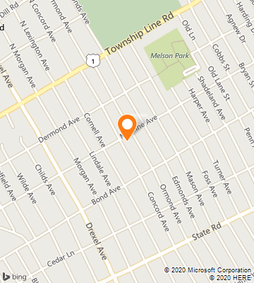 Map of Upper Darby, PA