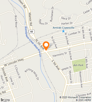 Map of Coatesville, PA