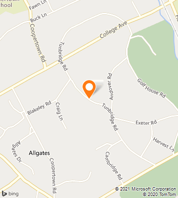 Map of Haverford, PA