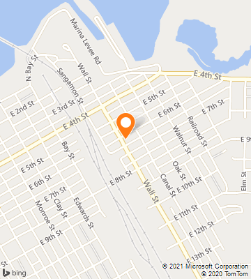 Map of Beardstown, IL