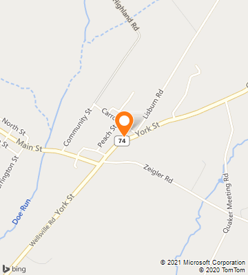 Map of Wellsville, PA