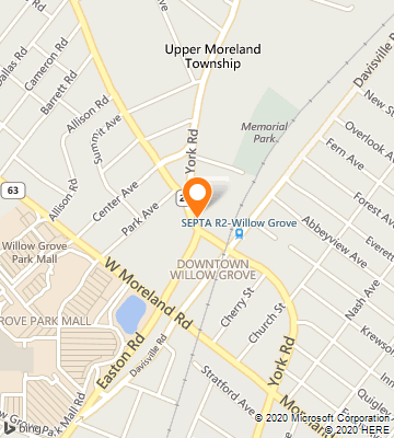 Map of Willow Grove, PA