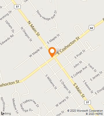 Map of Johnstown, OH