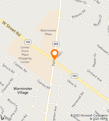Map of Warminster, PA
