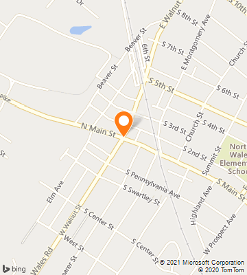 Map of North Wales, PA