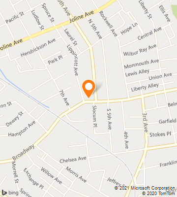 Map of Long Branch, NJ