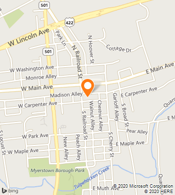 Map of Myerstown, PA