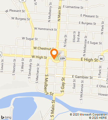 Map of Mount Vernon, OH