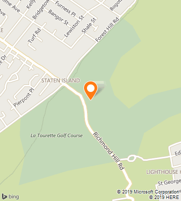 Map of Staten Island, NY