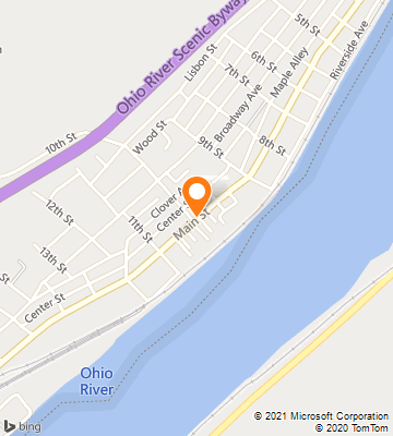 Map of Wellsville, OH