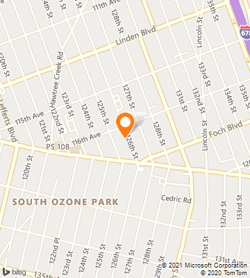 Map of South Ozone Park, NY