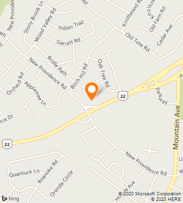 Map of Mountainside, NJ